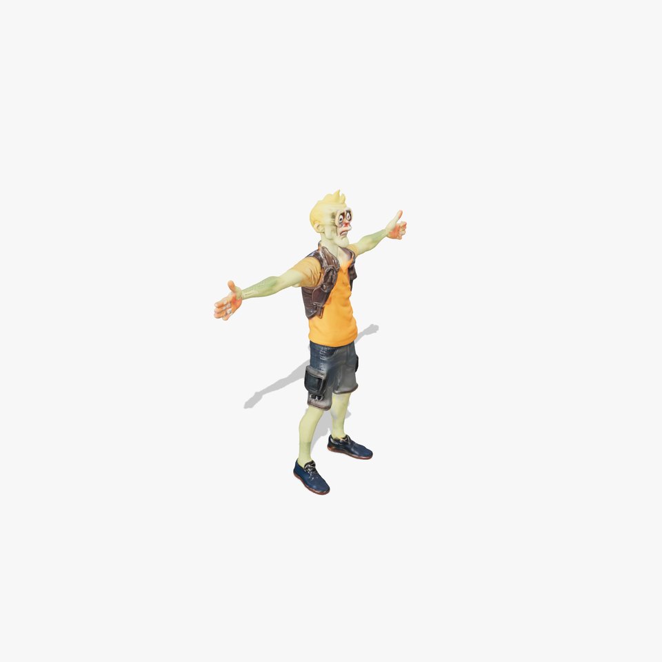 Quirky Zombie Character model pack